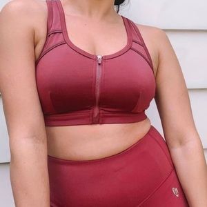 Ellie Activewear Crushed Berry Sports Bra
